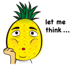 Mr.H-Pineapple (English) sticker #11109764