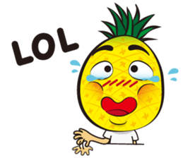 Mr.H-Pineapple (English) sticker #11109768
