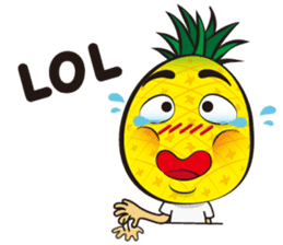 Mr.H-Pineapple (English) sticker #11109768