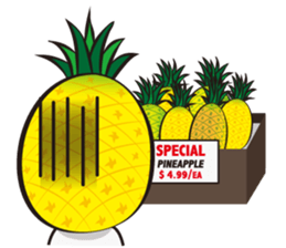 Mr.H-Pineapple (English) sticker #11109769