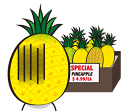 Mr.H-Pineapple (English) sticker #11109769