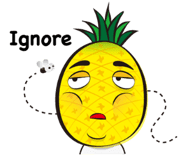 Mr.H-Pineapple (English) sticker #11109772