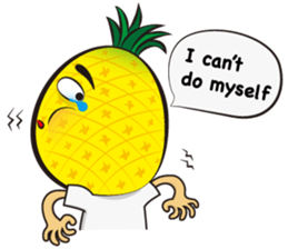 Mr.H-Pineapple (English) sticker #11109773