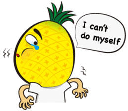 Mr.H-Pineapple (English) sticker #11109773