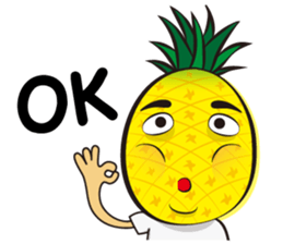 Mr.H-Pineapple (English) sticker #11109776
