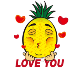 Mr.H-Pineapple (English) sticker #11109777