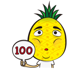 Mr.H-Pineapple (English) sticker #11109778