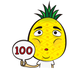 Mr.H-Pineapple (English) sticker #11109778