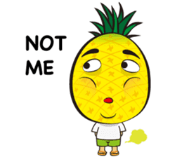 Mr.H-Pineapple (English) sticker #11109779