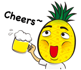 Mr.H-Pineapple (English) sticker #11109781