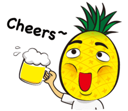 Mr.H-Pineapple (English) sticker #11109781