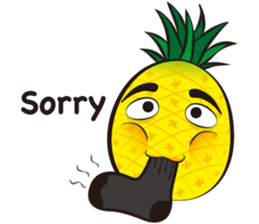 Mr.H-Pineapple (English) sticker #11109785