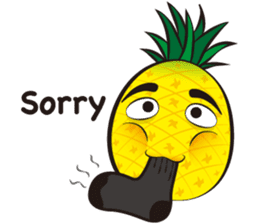 Mr.H-Pineapple (English) sticker #11109785