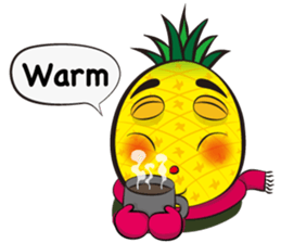 Mr.H-Pineapple (English) sticker #11109787