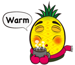 Mr.H-Pineapple (English) sticker #11109787