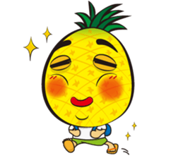 Mr.H-Pineapple (English) sticker #11109788