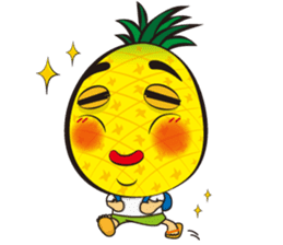 Mr.H-Pineapple (English) sticker #11109788