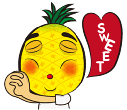 Mr.H-Pineapple (English) sticker #11109789