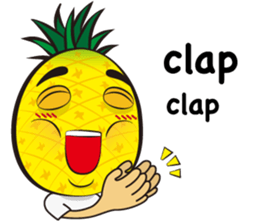 Mr.H-Pineapple (English) sticker #11109790