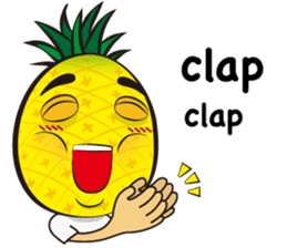 Mr.H-Pineapple (English) sticker #11109790