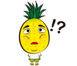 Mr.H-Pineapple (English) sticker #11109791