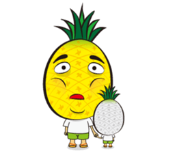Mr.H-Pineapple (English) sticker #11109792