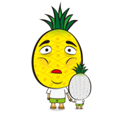 Mr.H-Pineapple (English) sticker #11109792