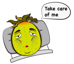 Mr.H-Pineapple (English) sticker #11109793