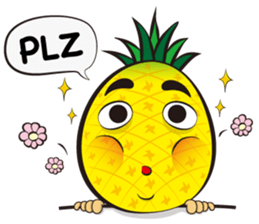 Mr.H-Pineapple (English) sticker #11109794