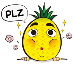 Mr.H-Pineapple (English) sticker #11109794