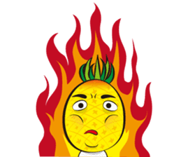Mr.H-Pineapple (English) sticker #11109795