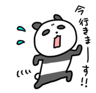 Panda & nose glasses sticker #11110419