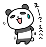 Panda & nose glasses sticker #11110434