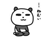 Panda & nose glasses sticker #11110441