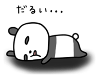 Panda & nose glasses sticker #11110442