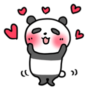 Panda & nose glasses sticker #11110445