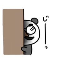 Panda & nose glasses sticker #11110451