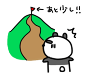 Panda & nose glasses sticker #11110453