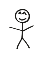 Lanky Stick Figures sticker #11110745