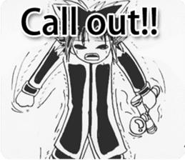 Children cartoon version of fourth eng sticker #11111054