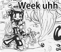 Children cartoon version of fourth eng sticker #11111059