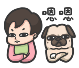Nini&Pug sticker #11111712