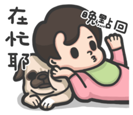 Nini&Pug sticker #11111725