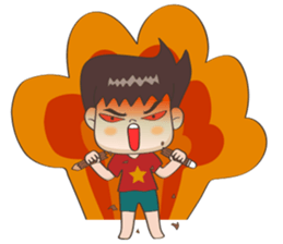 Jaja : A cute boy [Thai] sticker #11111830