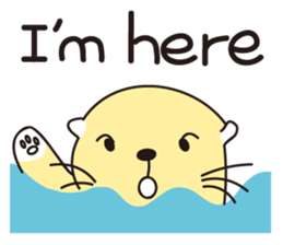 Q Bao sea otter sticker #11112409