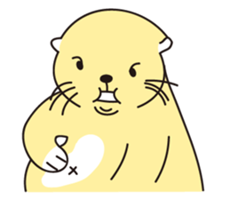 Q Bao sea otter sticker #11112417