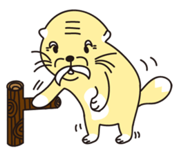 Q Bao sea otter sticker #11112430