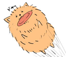 Freedom Pomeranian sticker #11112740
