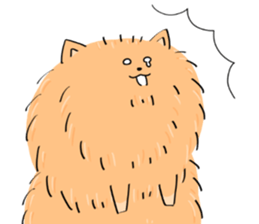 Freedom Pomeranian sticker #11112747