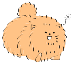 Freedom Pomeranian sticker #11112752